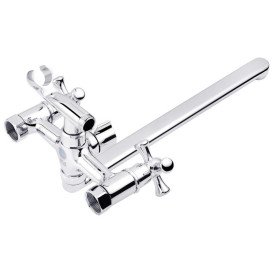 Змішувач для ванної кімнати Kroner KRM Rhein-C070 з душовим гарнітуром хром CV016435