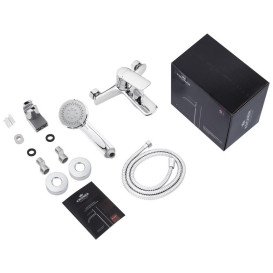 Смеситель для ванной Kroner KRP Dorn-C060 с душевым гарнитуром хром CV033916