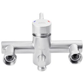 Смеситель для ванной Kroner KRP Edelstahl Klassisch-ESG070 с душевым гарнитуром никель CV022997