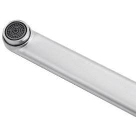 Смеситель для ванной Kroner KRP Edelstahl Kubus-ESG070 с душевым гарнитуром никель CV023011