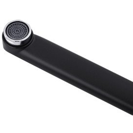 Змішувач для ванної кімнати Kroner KRP Essen-SCH070 з душовим гарнітуром хром/чорний CV024330