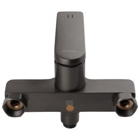 Змішувач для ванної кімнати Kroner KRP Graz-GRP070 з душовим гарнітуром графіт CV031334