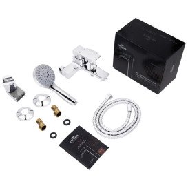 Смеситель для ванной Kroner KRP Harz-C060 с душевым гарнитуром хром CV023608