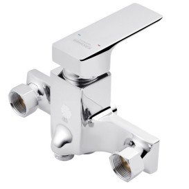 Смеситель для ванной Kroner KRP Harz-C070 с душевым гарнитуром хром CV023617