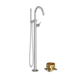 Смеситель для ванной Ravak Espirit напольный с душевым гарнитуром хром X070499