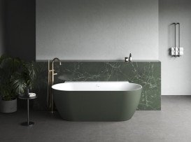 Смеситель для ванной Ravak Espirit напольный с душевым гарнитуром розовое золото матовое X070503