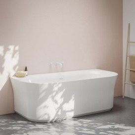 Змішувач для ванної кімнати Ravak Espirit настінний двоважільний білий матовий X070240