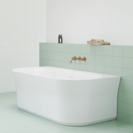 Змішувач для ванної кімнати Ravak Espirit настінний двоважільний рожеве золото матове X070351