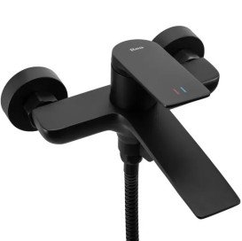 Смеситель для ванной Rea Avalon однорычажный с душевым гарнитуром черный REA-B1128