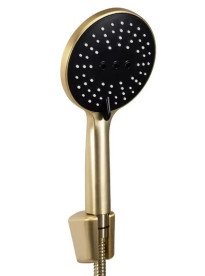 Смеситель для ванной Rea Clif однорычажный с душевым гарнитуром матовое золото REA-B4242