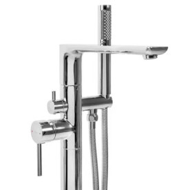 Змішувач для ванної Rea Flores напольний з душовим гарнітуром хром REA-B2712