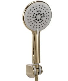 Змішувач для ванної Rea Jager одноважільний із душовим гарнітуром золото REA-B0699