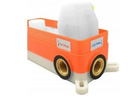 Змішувач для ванної Rea Lungo одноважільний з душовим гарнітуром хром REA-B6990