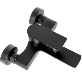 Змішувач для ванної кімнати Rea Mayson одноважільний з душовим гарнітуром чорний REA-B9634