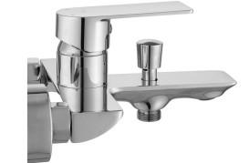 Змішувач для ванної Rea Urban одноважільний з душовим гарнітуром хром REA-B9906