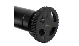 Смеситель для ванной Rea Vertigo одновентильный с душевым гарнитуром черный REA-B9669