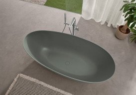 Змішувач для ванної кімнати Villeroy & Boch Antao підлоговий одноважільний хром TVT11100400061