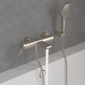 Смеситель для ванной Villeroy & Boch Dawn однорычажный матовый никель TVT10650115164