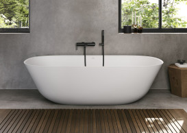 Смеситель для ванной Villeroy & Boch Dawn однорычажный матовый черный TVT106501151K5