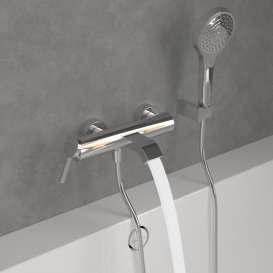 Смеситель для ванной Villeroy & Boch Dawn однорычажный хром TVT10650115261