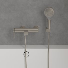 Смеситель для ванной Villeroy & Boch Dawn однорычажный матовый никель TVT10650115264