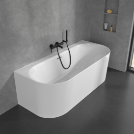 Смеситель для ванной Villeroy & Boch Skyla однорычажный матовый черный TVS116003000K5