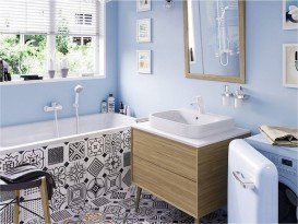 Змішувач для ванни і душа Kludi Pure & Easy змішувач білий 376819165