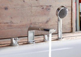 Змішувач для ванни і душа Kludi ZENTA Двохважеля, хром 384240575