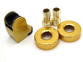 Смеситель для ванны Millz однорычажный с душевым гарнитуром золото MRS-AL-F10 (Gold)