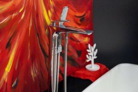 Змішувач для ванни стоїть окремо Volle змішувач з ручним душем хром 12-33-101