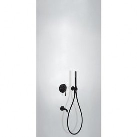 Змішувач для ванни Tres Study colors вбудований з ручним душем чорний матовий 26218003NM