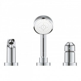 Змішувач на борт ванни Grohe BauEdge на 3 отвори хром 2511710A