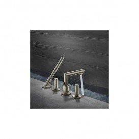 Змішувач на борт ванни Hansgrohe Axor Uno шліфований нікель 45444820