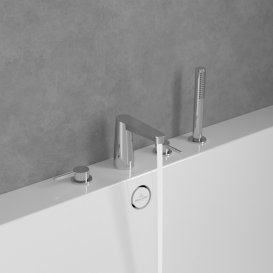 Смеситель на борт ванны Villeroy & Boch Conum на 4 отверстия хром TVT12700200061