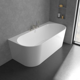 Смеситель на борт ванны Villeroy & Boch Conum на 4 отверстия матовый никель TVT12700200064