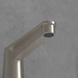 Смеситель на борт ванны Villeroy & Boch Conum на 4 отверстия матовый никель TVT12700200064