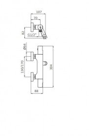 Змішувач одинважільний для ванни GRB Time хром 40324400