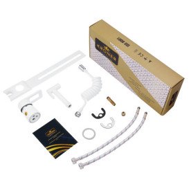 Гігієнічний душ із змішувачем Kroner KRM Zenda-W025 білий CV023204