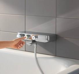 Смеситель с термостатом для ванны Grohe GRT SmartControl хром 34718000