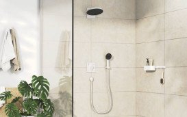 Смеситель скрытого монтажа Hansgrohe DuoTurn Q 2 потребителя матовый белый 75414700