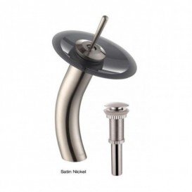 Смеситель водопад для раковины Kraus Single сатин KGW-1700SN