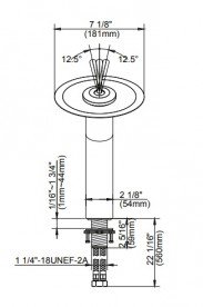 Смеситель водопад для раковины Kraus Single сатин KGW-1700SN