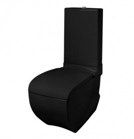 Смывной бачок Hidra Hi-Line для унитаза-компакта санфаянс черный глянцевый DL18 009 nero lucido