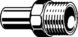 Соединительный элемент Viega Sanpress Inox 2311.1 54хR2 нержавеющая сталь 436780