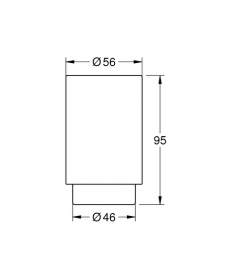 Стакан для зубних щіток Grohe Selection матове скло 41029000