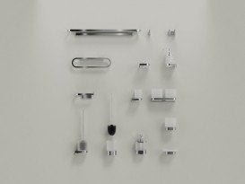 Стакан для зубных щеток Ravak Chrome II CR II 220 двойной с держателем хром глянцевый X07P1365