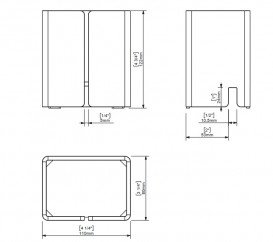 Стакан для зубных щеток Sonia Luce акриловое стекло белый 182732