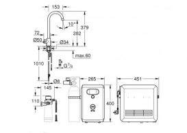 Стартовий комплект Grohe Blue Professional 31302002
