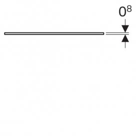Стеклянная полка Geberit Xeno² для тумб с двумя выдвижными ящиками 500.523.00.1