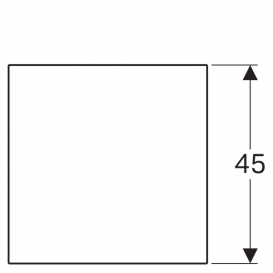 Стеклянная полка Geberit Xeno² для тумб с двумя выдвижными ящиками 500.523.00.1